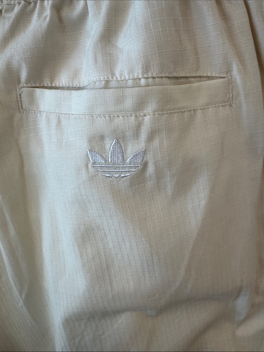 adidas Women’s Cream Drawstring Joggers with Side Stripe N0548 - Picture 6 of 9